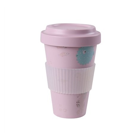 Stoneline | Awave Coffee-to-go cup | 21956 | Capacity 0.4 L | Material Silicone/rPET | Rose
